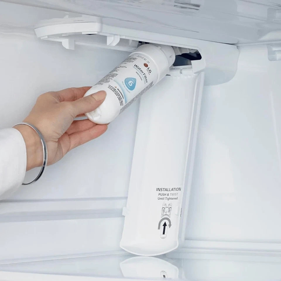 2 Pack LG LT1000P Refresh Refrigerator Ice Water Filter ADQ747935 GF-D706BSL US