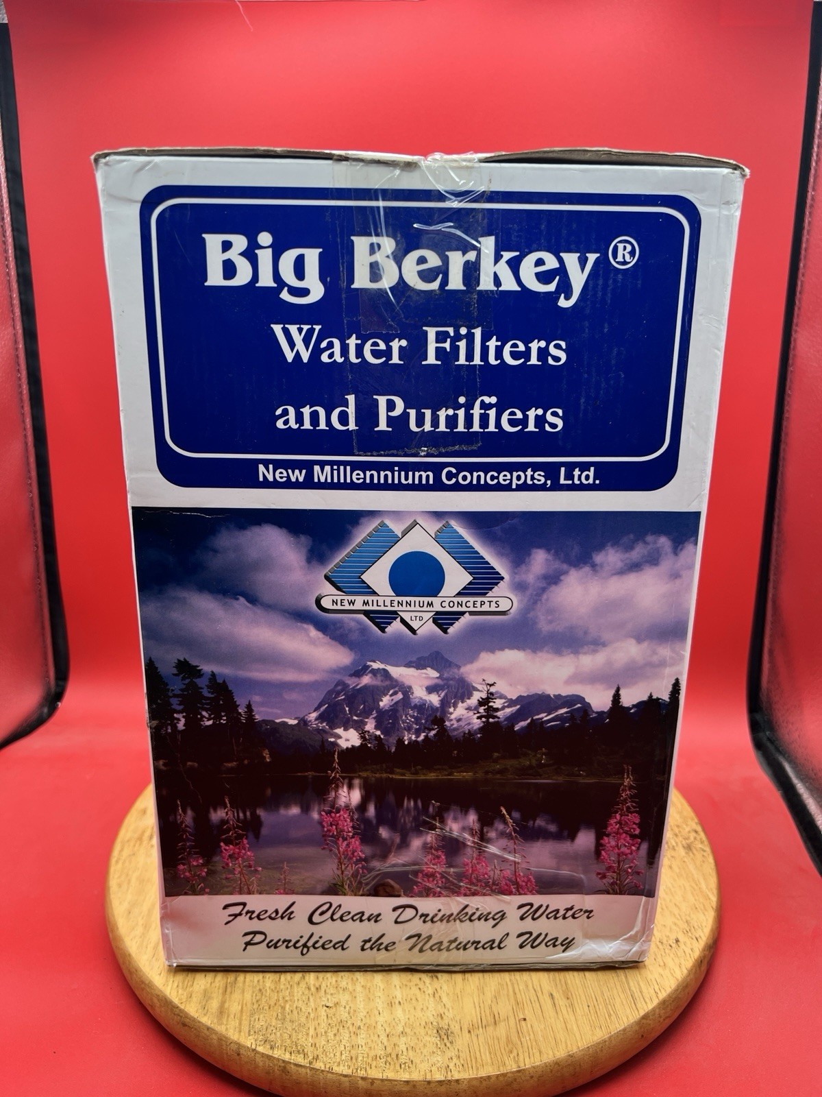 Big Berkey Steel Water Filter System 2.25 Gallon W/ 2 New Black Berkey Elements