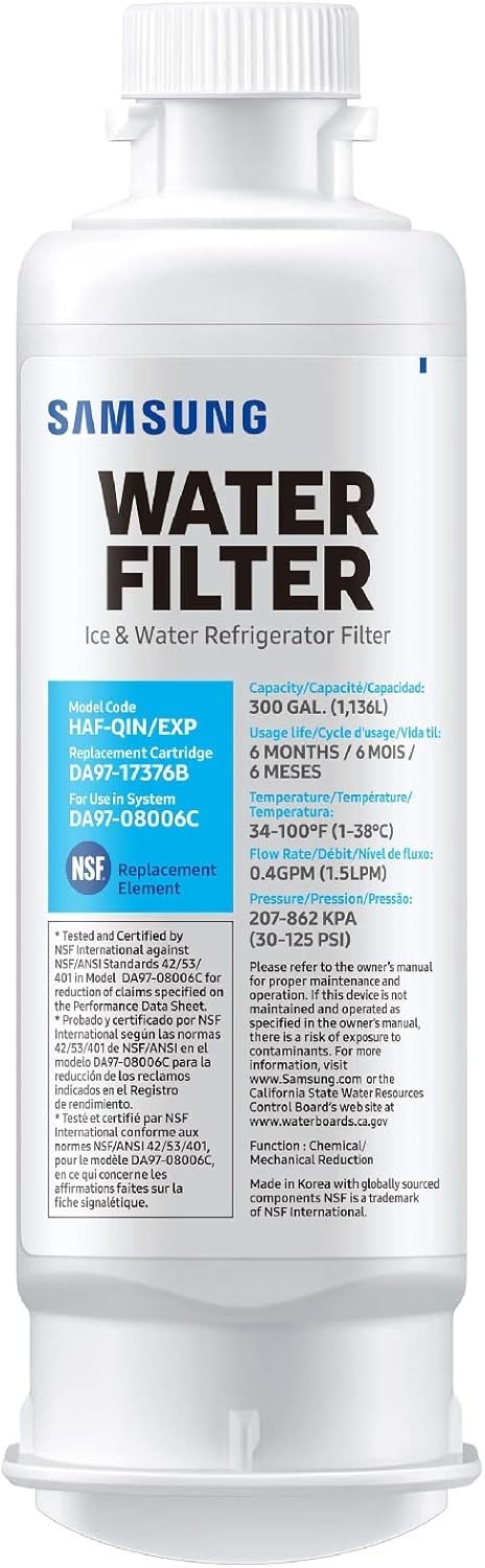 Samsung HAF-QIN-2P/EXP Genuine Refrigerator Water Filter 2 Pack OEM Easy Install
