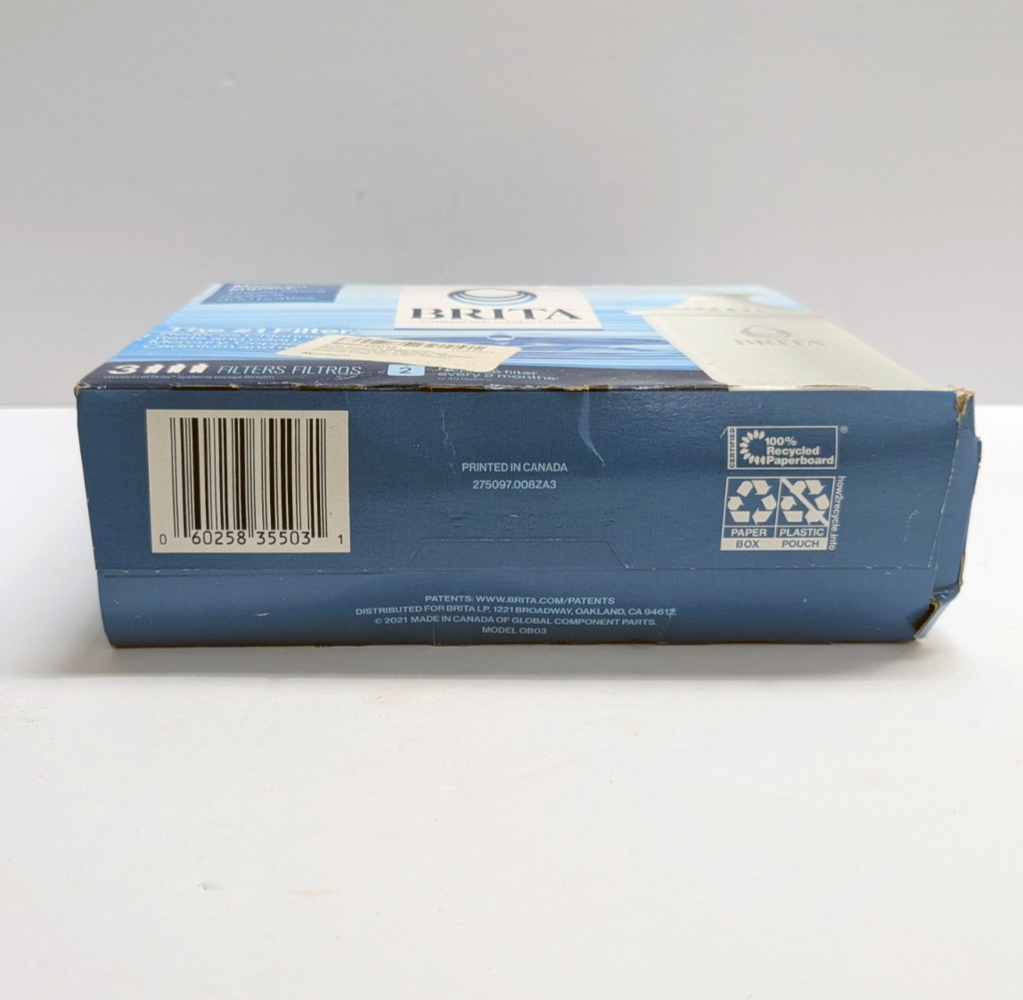 Brita Standard Water Replacement Filters for Pitchers and Dispensers – 3 Filters
