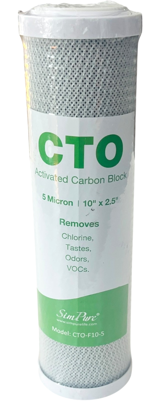 CTO Activated Carbon Block Sun Pure Model CTO-F10-5