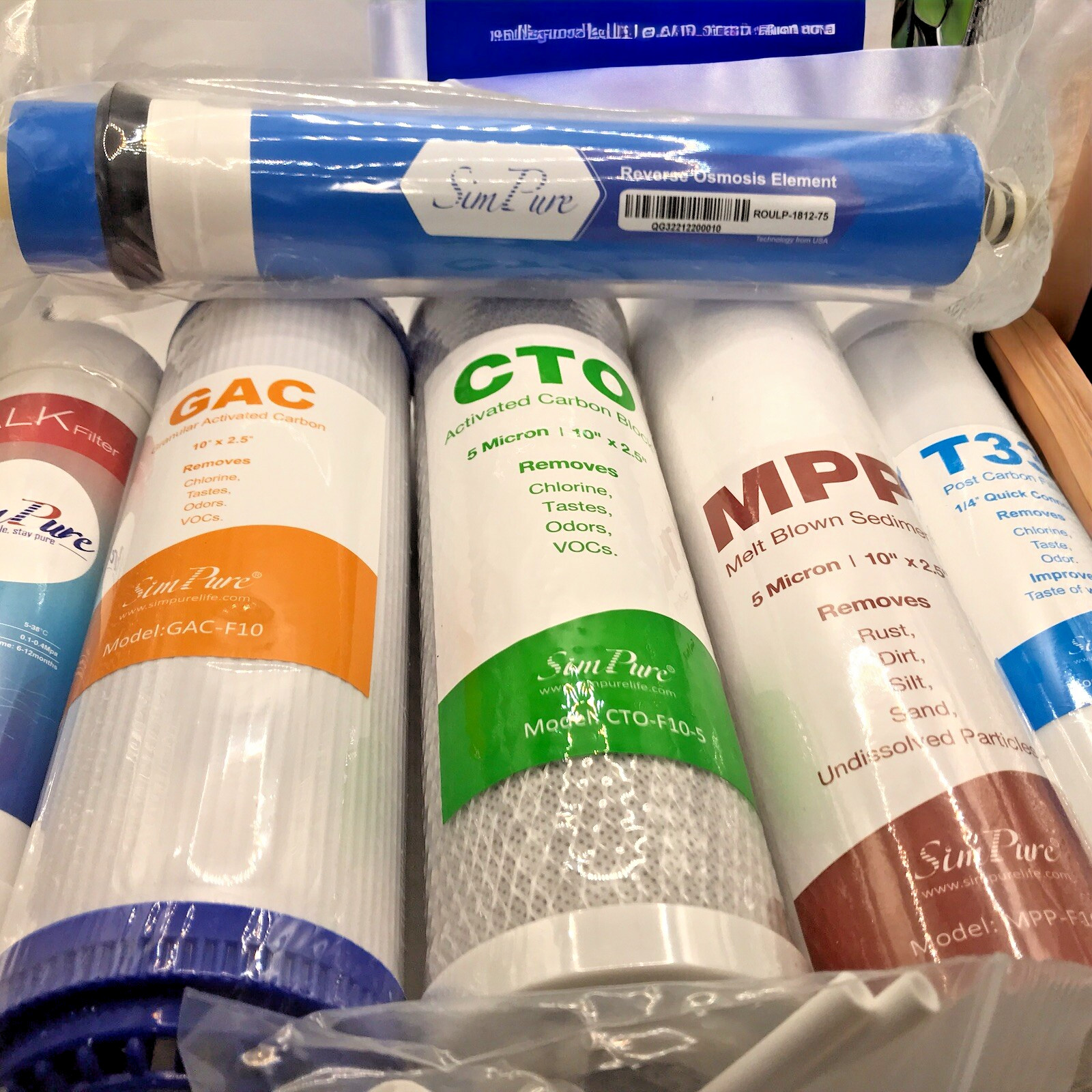 Reverse Osmosis Water Filter Cartridge Replacement 6-Stage System 6-Pack