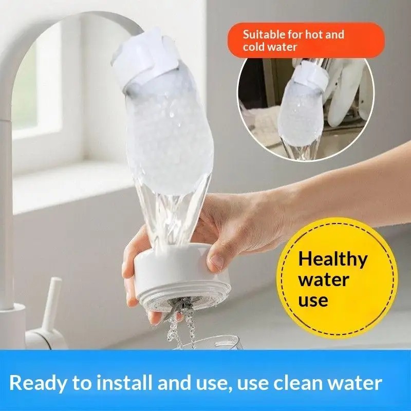 50PCS Cotton Filter Bag For Faucet, DIY Faucet Filter Cotton Bags Water Filters