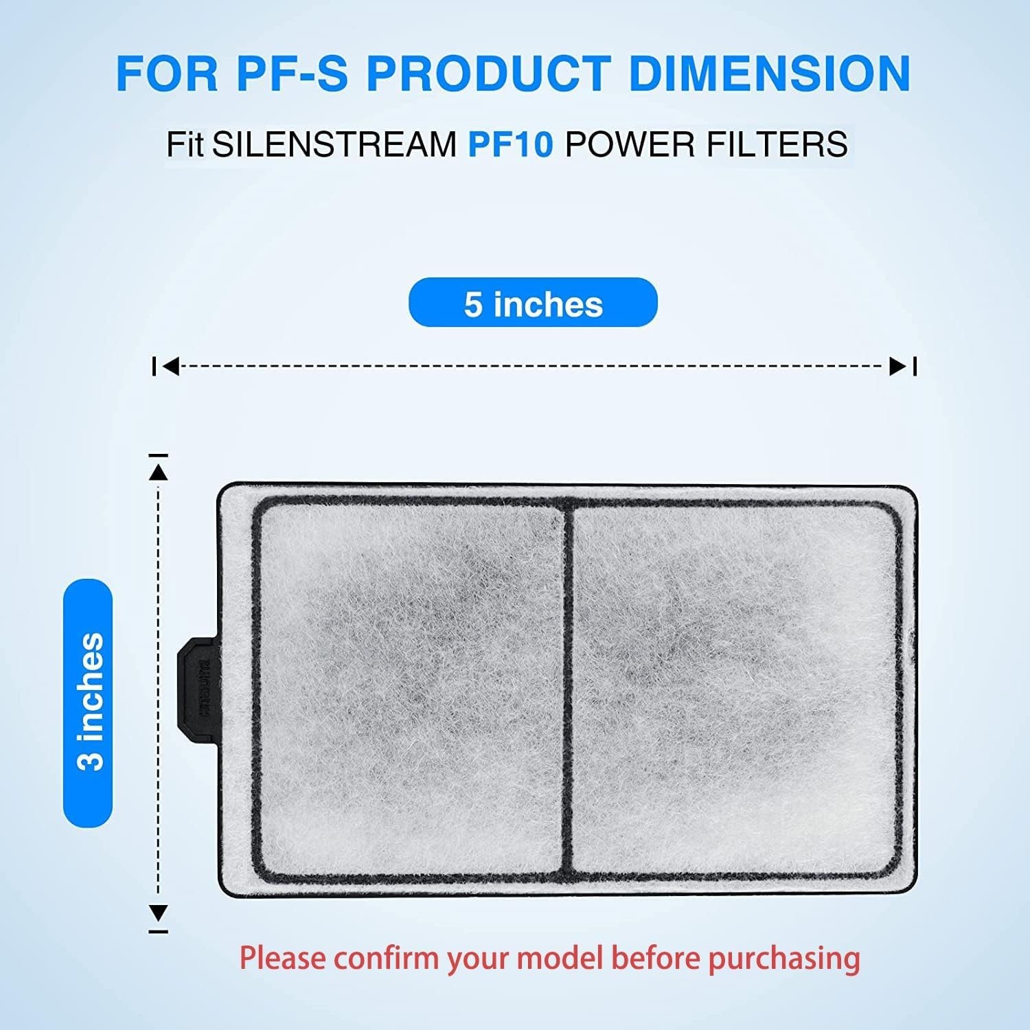 PF10 Compatible 12 Pack Filter Cartridges – Superior 3-Layer Filtration
