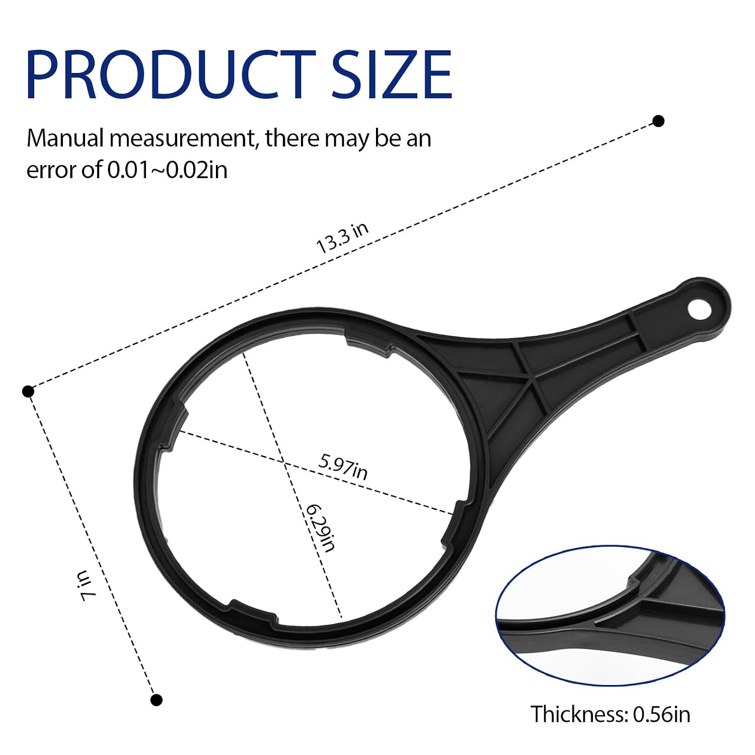 Water Filter Housing Wrench for 4.5″ Whole House Key