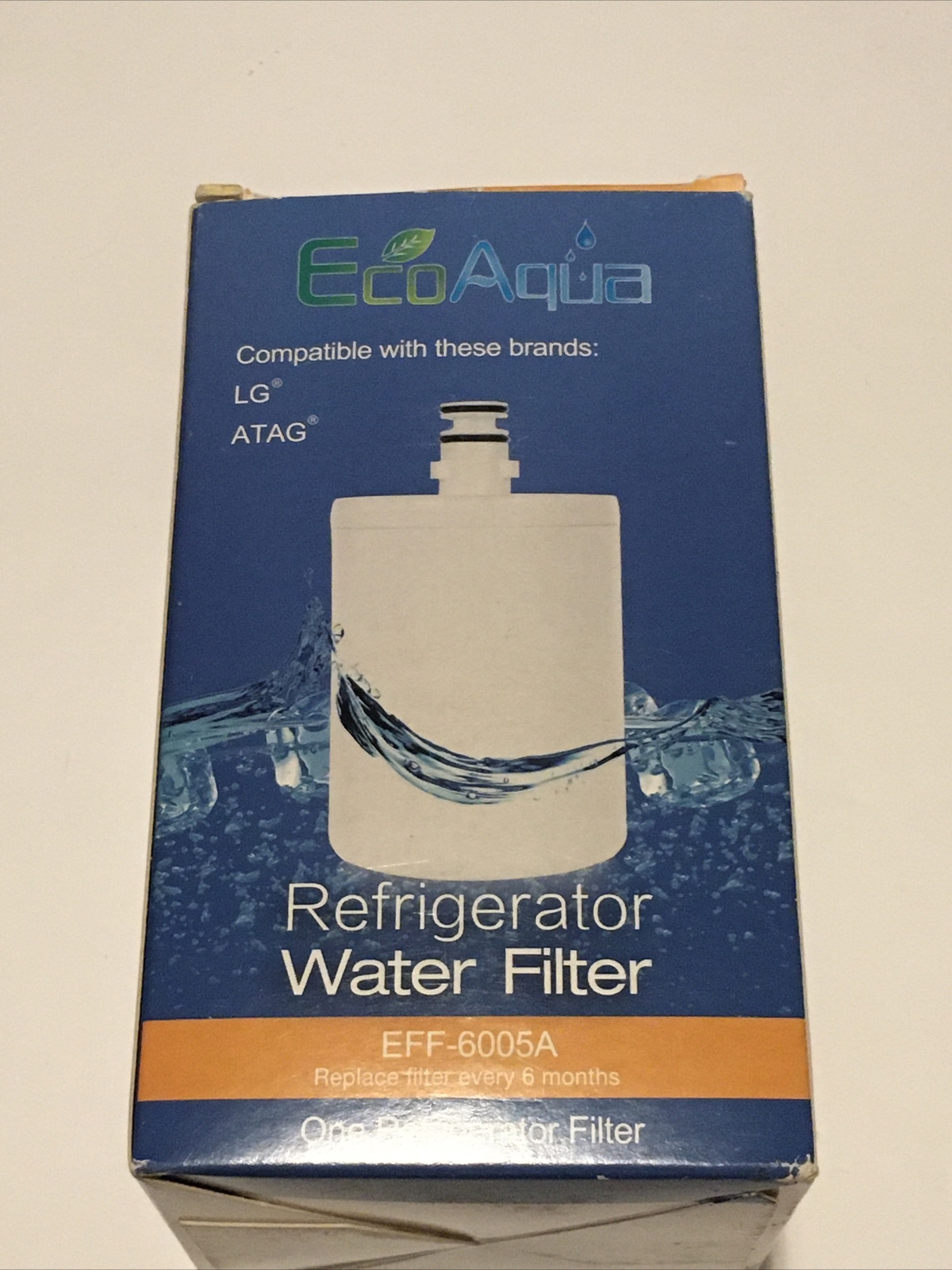 EcoAqua EFF-6005A replacement water filter Refrigerator compatible with LG ATAG