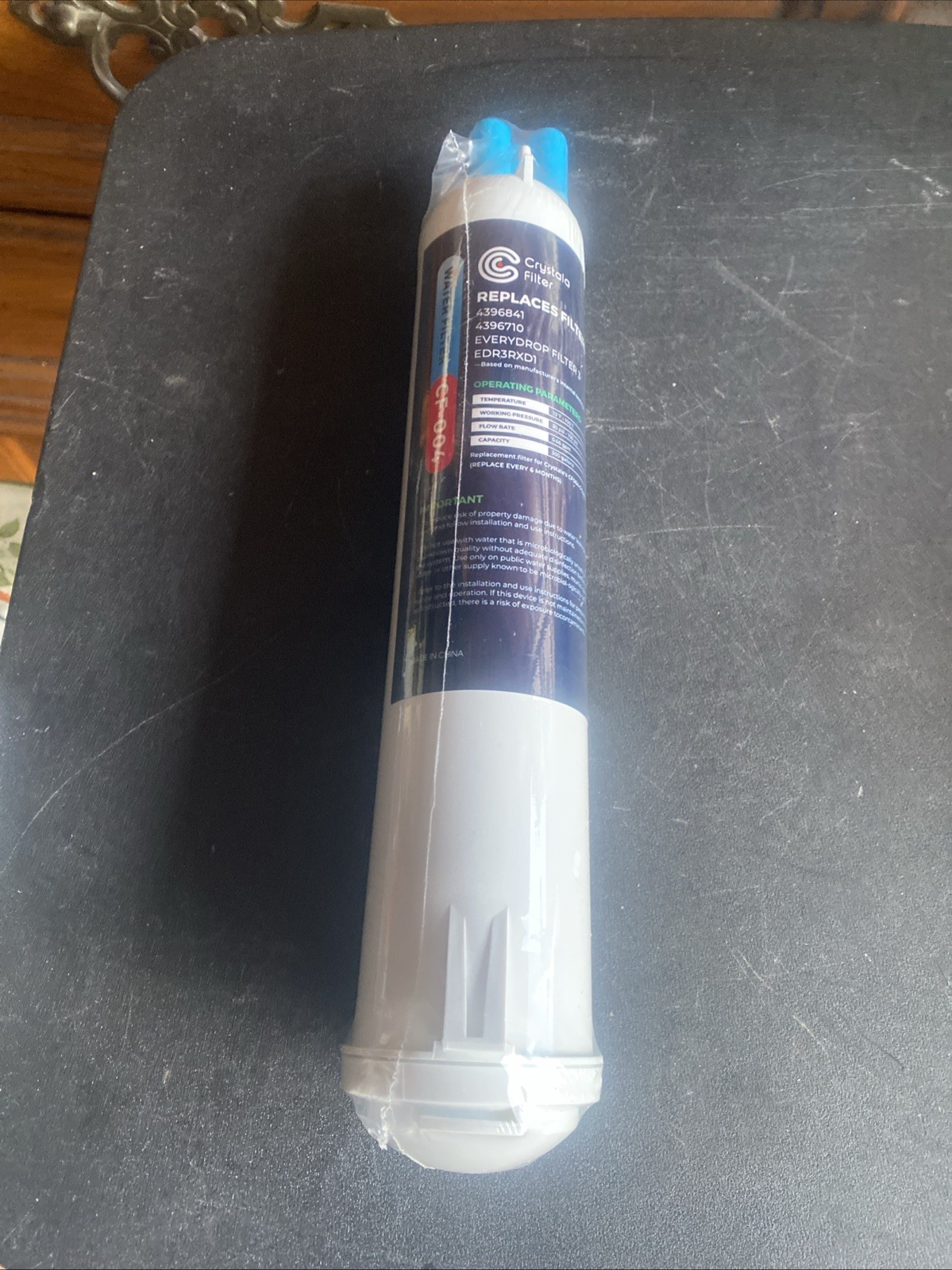 Crystala Filter Cf-004, New Sealed Replacement For 4396841, 4396710, edr3rxd1