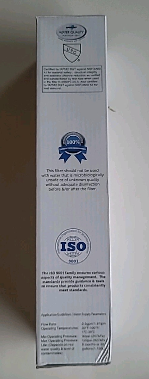Refresh premium Fridge Filter R-9990 Water Filter New Sealed