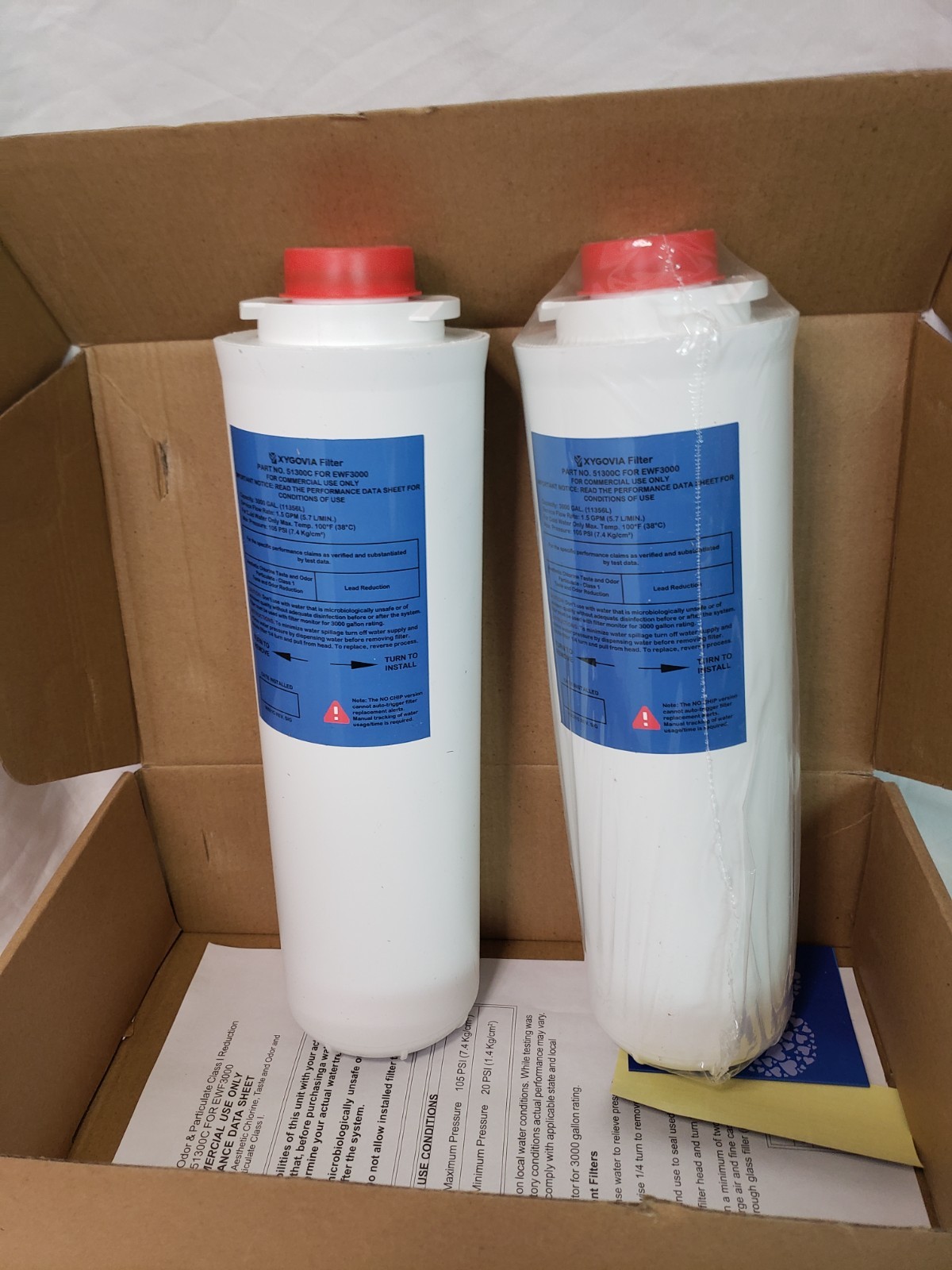 XYGOVIA 2 Packs Water Filter Replacement for Elkay 51300-C, Filters