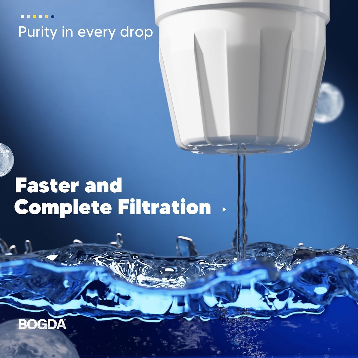 BOGDA Zero Pitcher/Dispenser Water Filter ZR-001 ZR-004 ZP-006 ZR-017 2-Pack