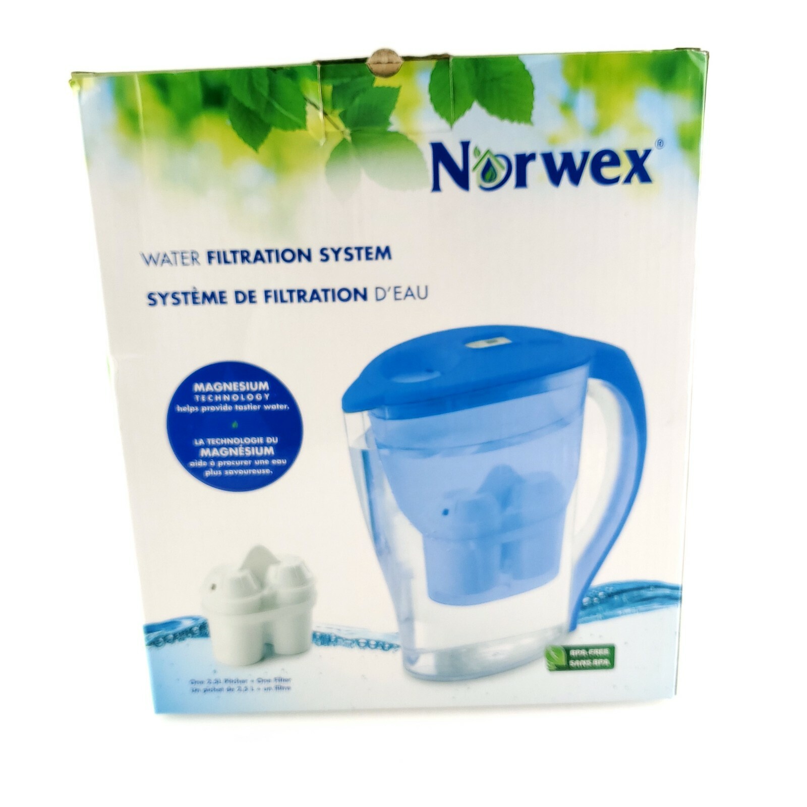 Norwex Water Filtration System Magnesium Technology 1 Filter Tasty USA Seller
