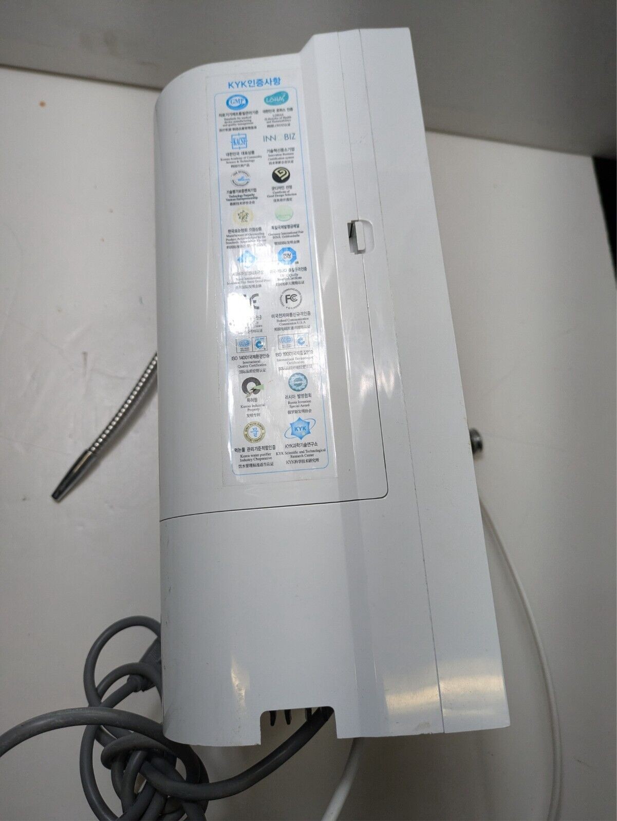 KYK Genesis Alkaline Water Ionizer Machine Filtration System Untested Parts