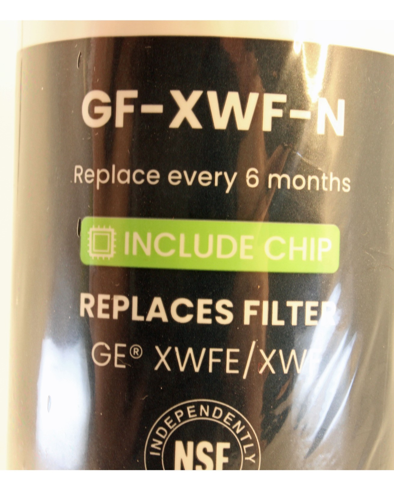 Glacier Fresh refrigerator water filter gf-xwf-n replaces xwfe-xwf for GE NEW