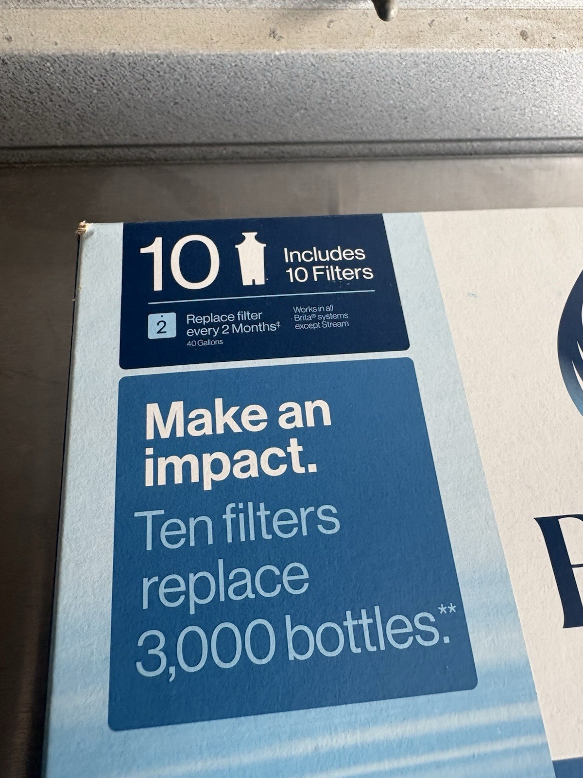 New Brita Replacement Water Filters, 10-pack