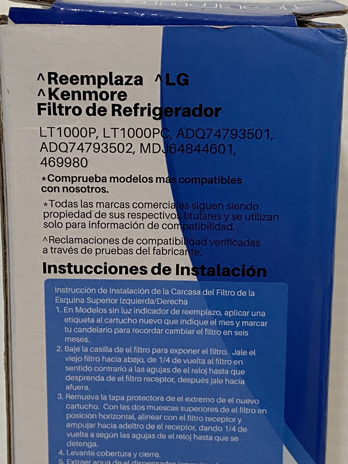 ICEPURE Replacement Refrigerator Water Filter, RWF4700A NEW/ Sealed