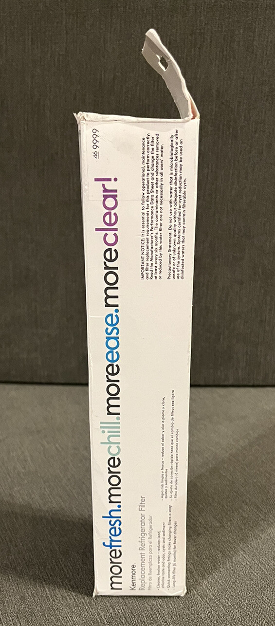 Kenmore 46-9999 Replacement Refrigerator Water Filter – White – 1 Pack
