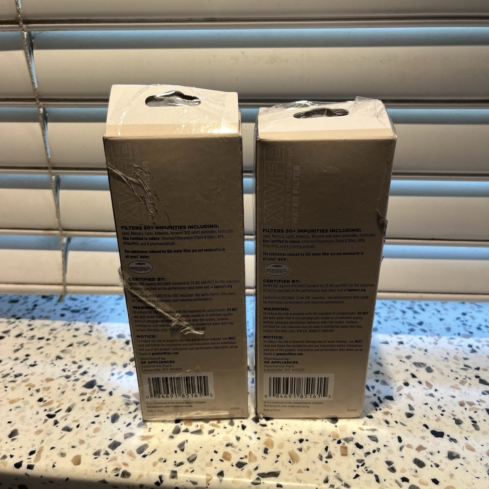 GE XWFE Genuine Refrigerator Water Filter LOT Of 2 Boxes NO Chip PLEASE READ