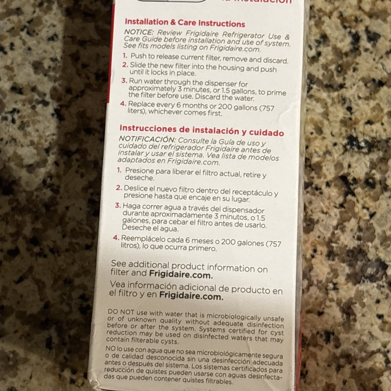 Frigidaire WF3CB Puresource3 Refrigerator Water Filter, White, 1 Count