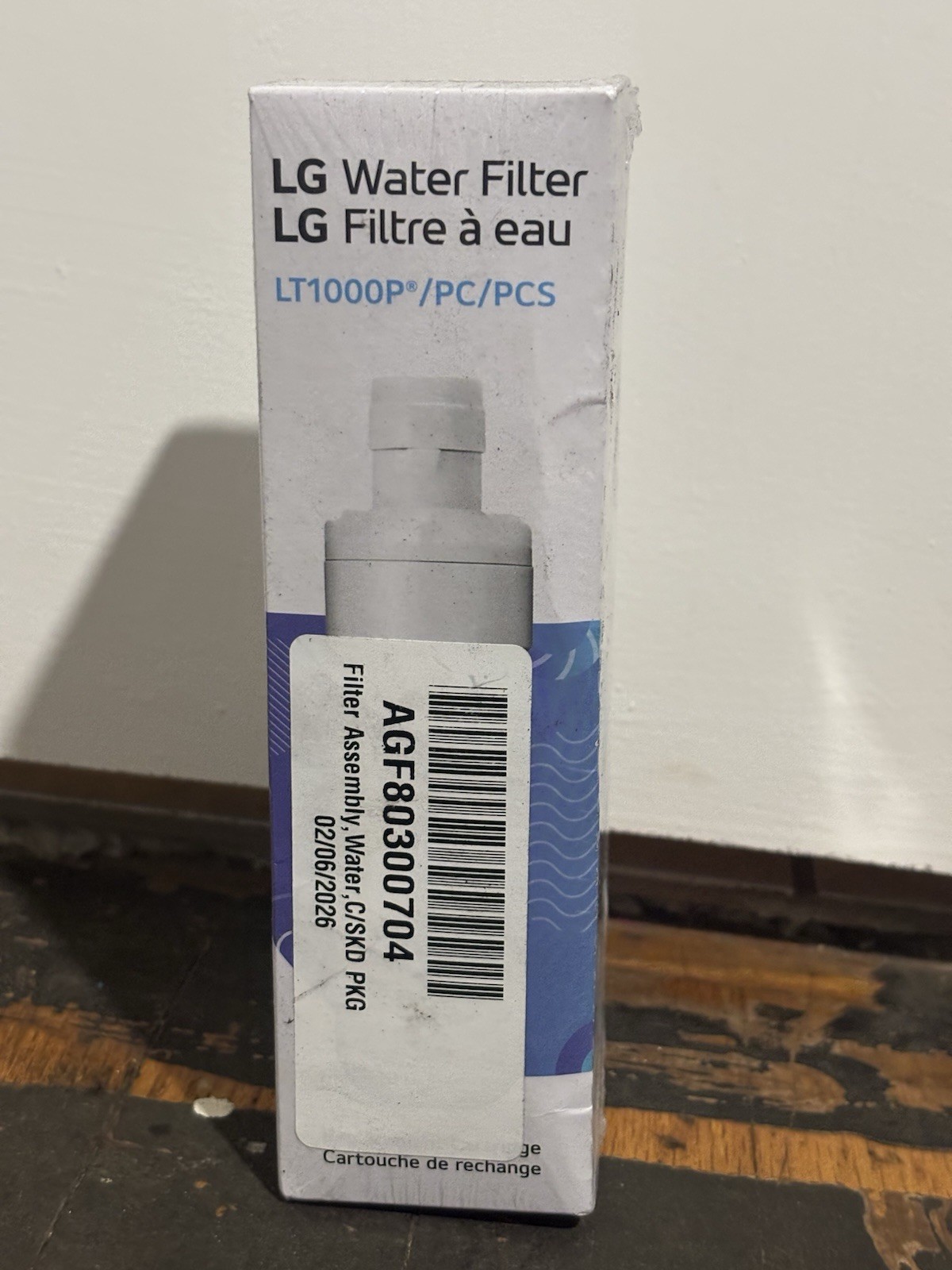 LG Genuine LT1000P/PC/PCS Refrigerator Replacement Water Filter New Sealed