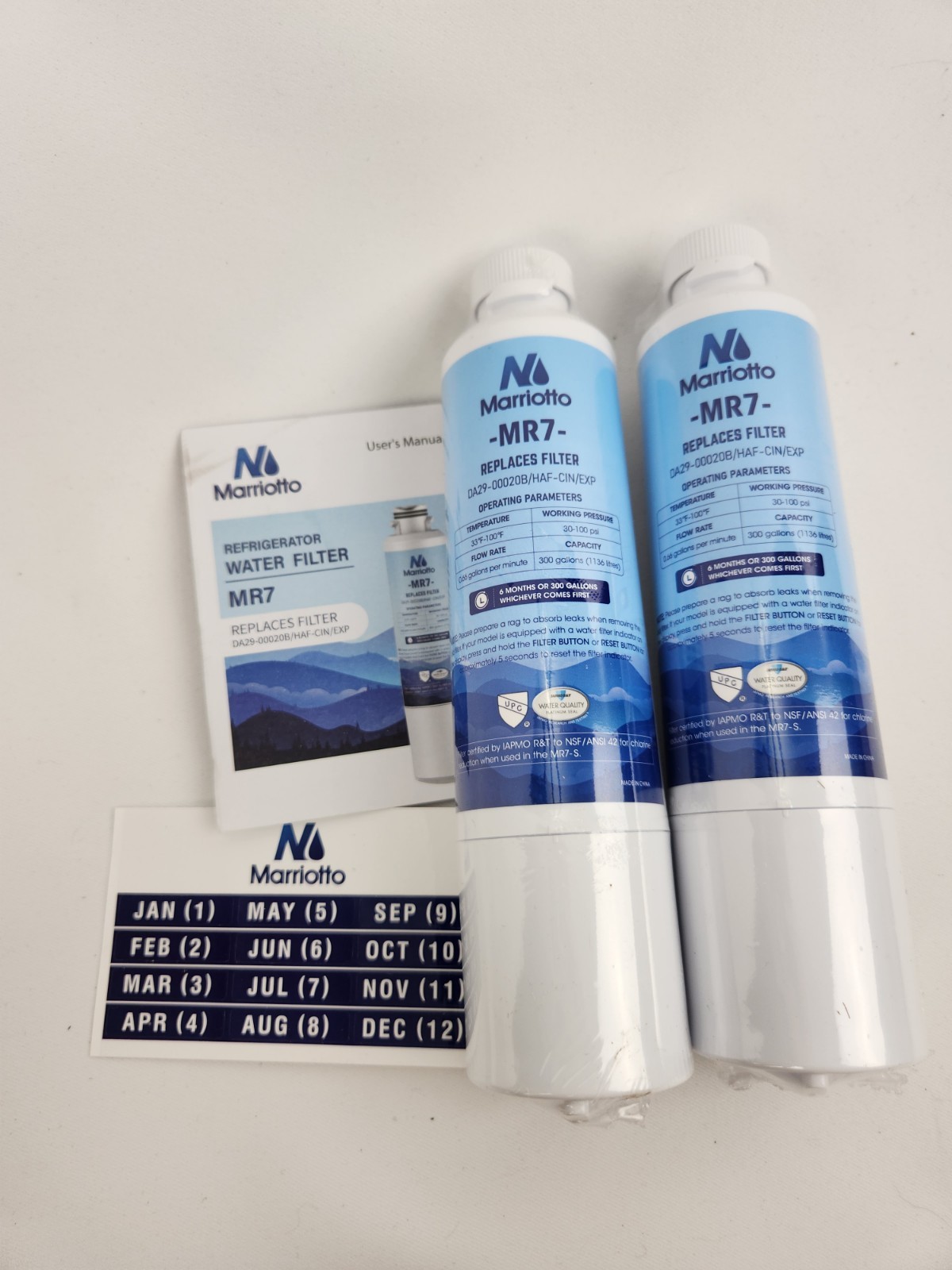 MARRIOTTO Compatible with Samsung DA29-00020B Refrigerator Water Filter, DA29-00