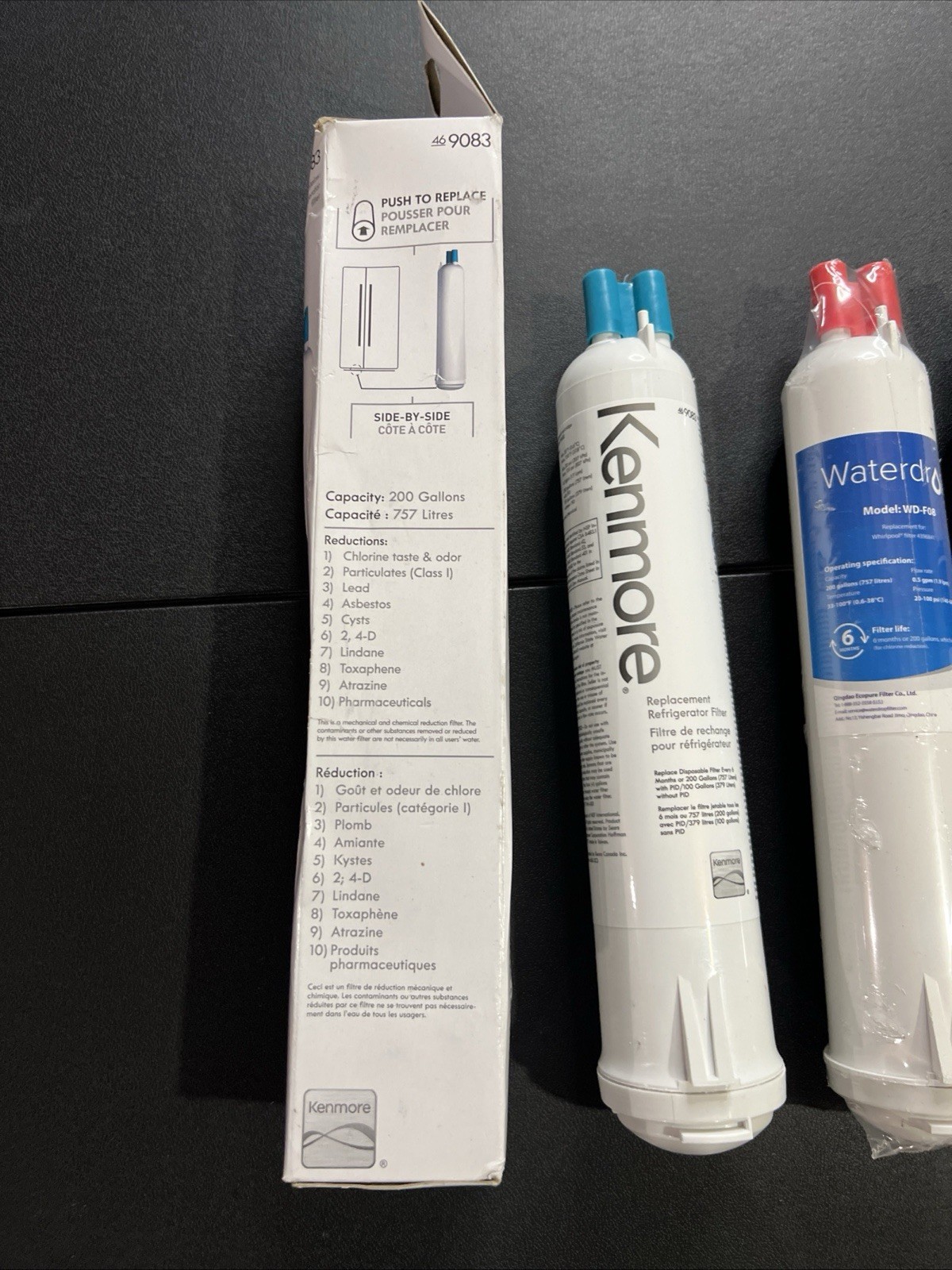 4609083 9083 9020 9030 Replacement Refrigerator Water Filter Fit Kenmore 5 Pack