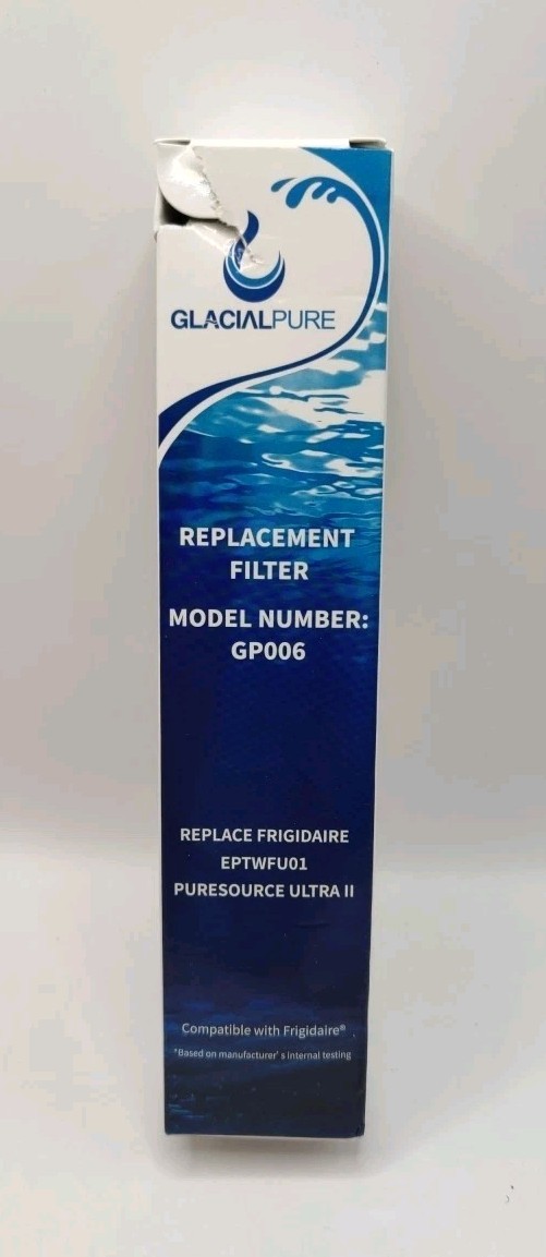 Glacial Pure GP006 Replacement Water Filter EPTWFUO1 NIB *SEE DESCRIPTION