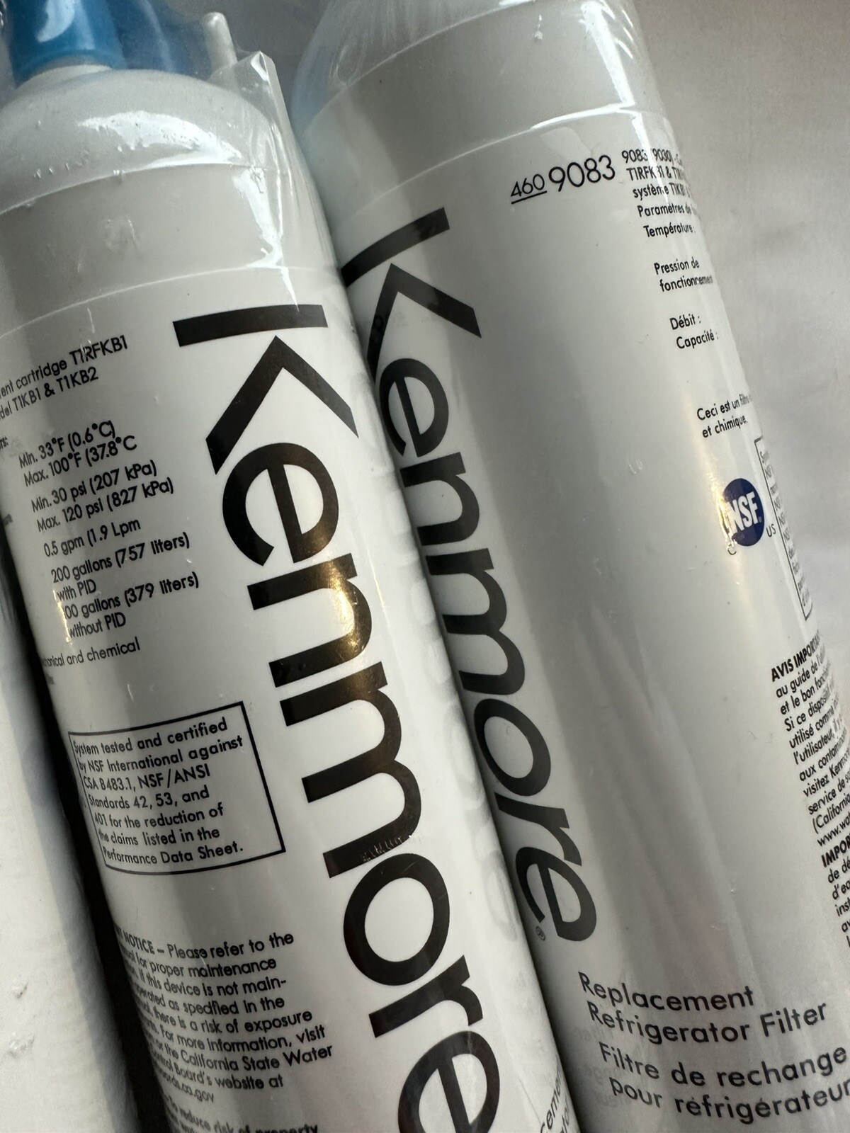 3Packs Kenmore 9083 469083 9020 Replacement Refrigerator Cartridge Water Filter