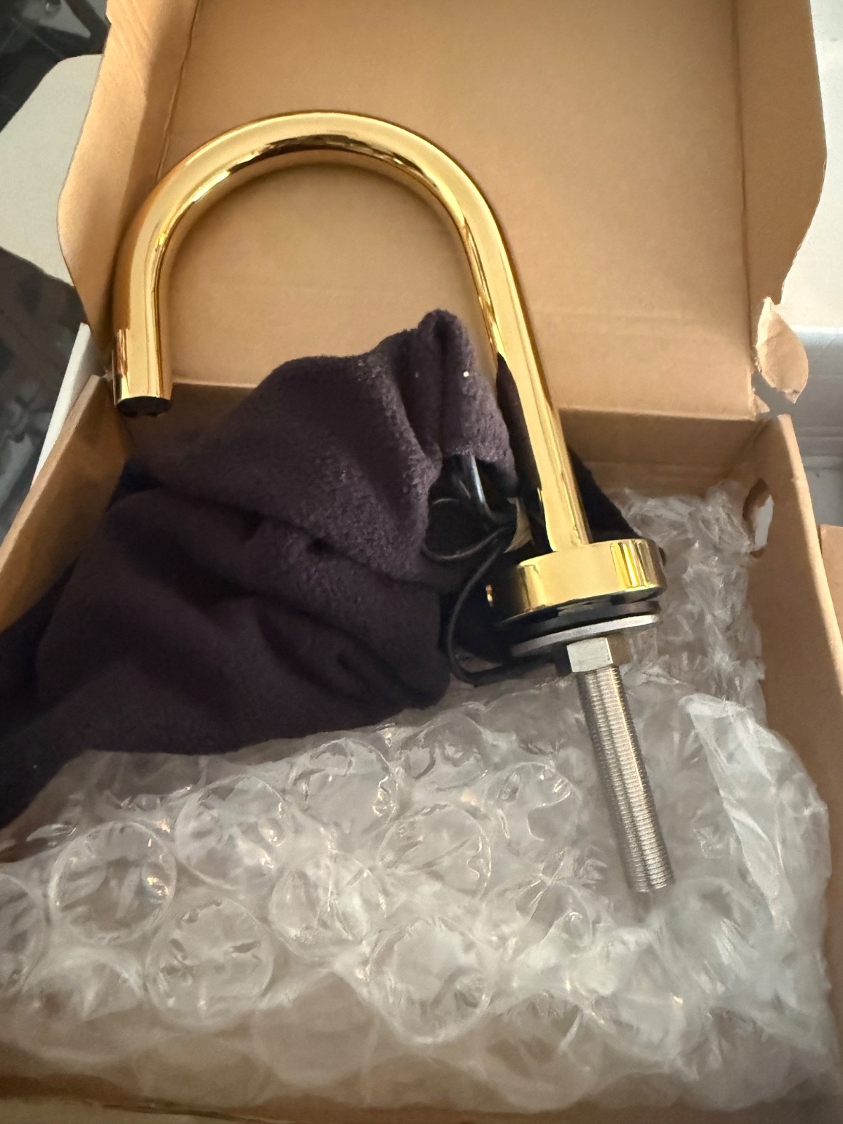 MAC Faucets FA400 Automatic Touchless Faucet – Polished Gold – New Open Box