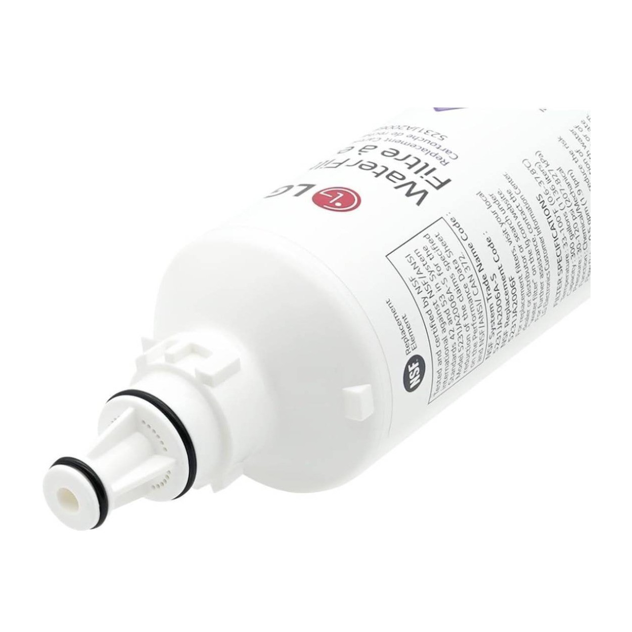 LG Genuine LT600P 6 Month/300 Gal Replacement Refrigerator Water Filter (White)
