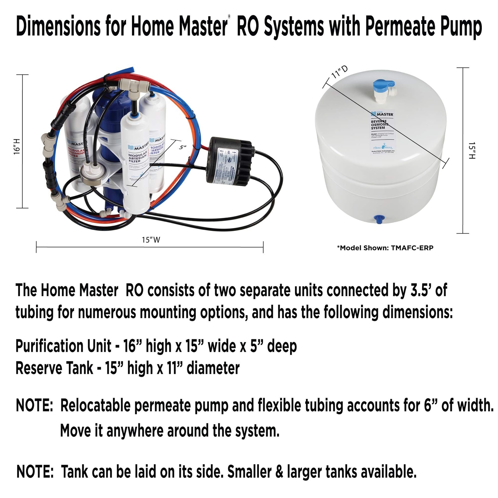 Home Master TMAFC-ERP Artesian Full Contact Reverse Osmosis System, 7-Stages,…