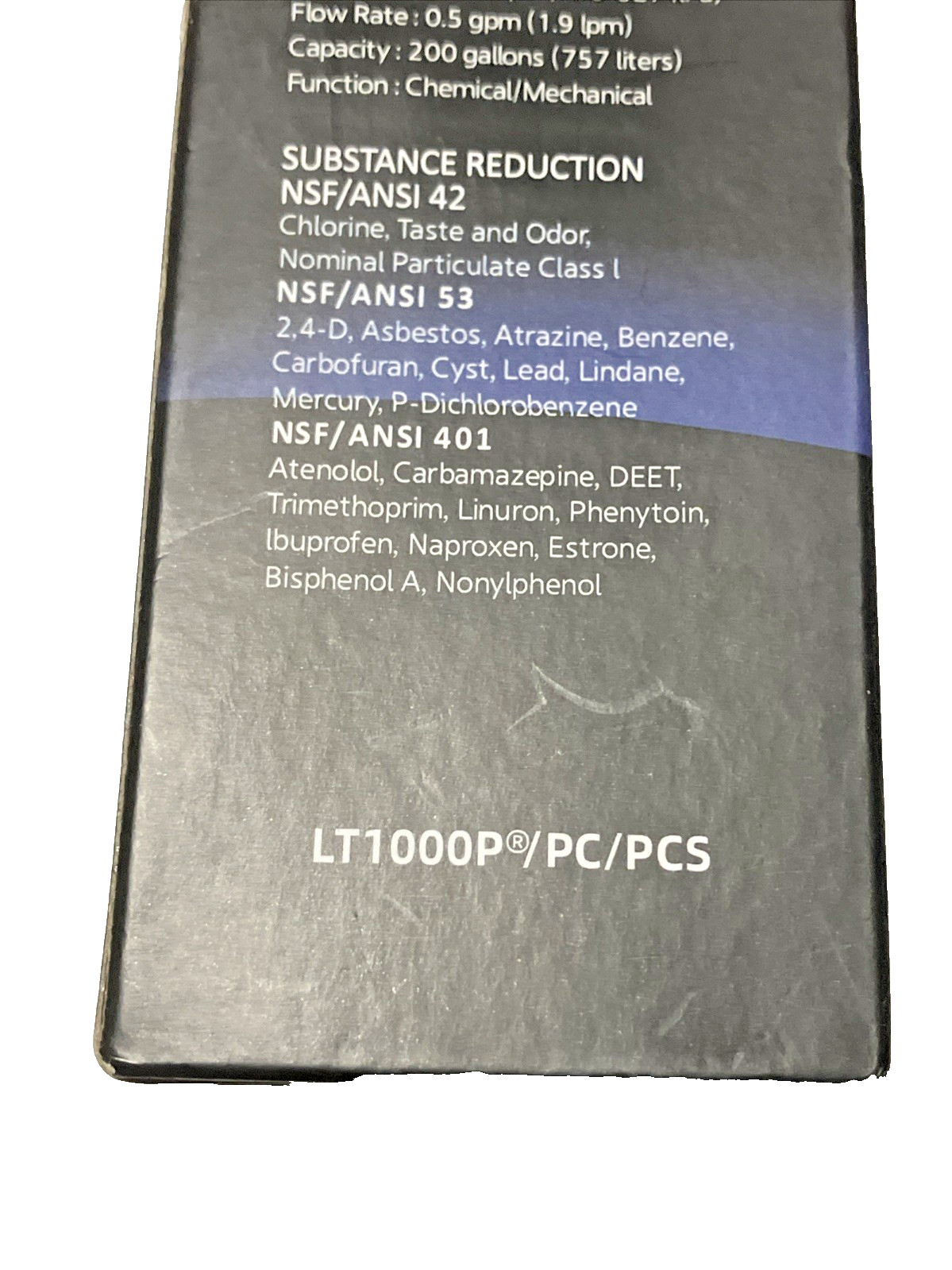 Genuine OEM LG Water Ice Filter Replacement Cartridge LT1000P/PC/PCS NEW Sealed