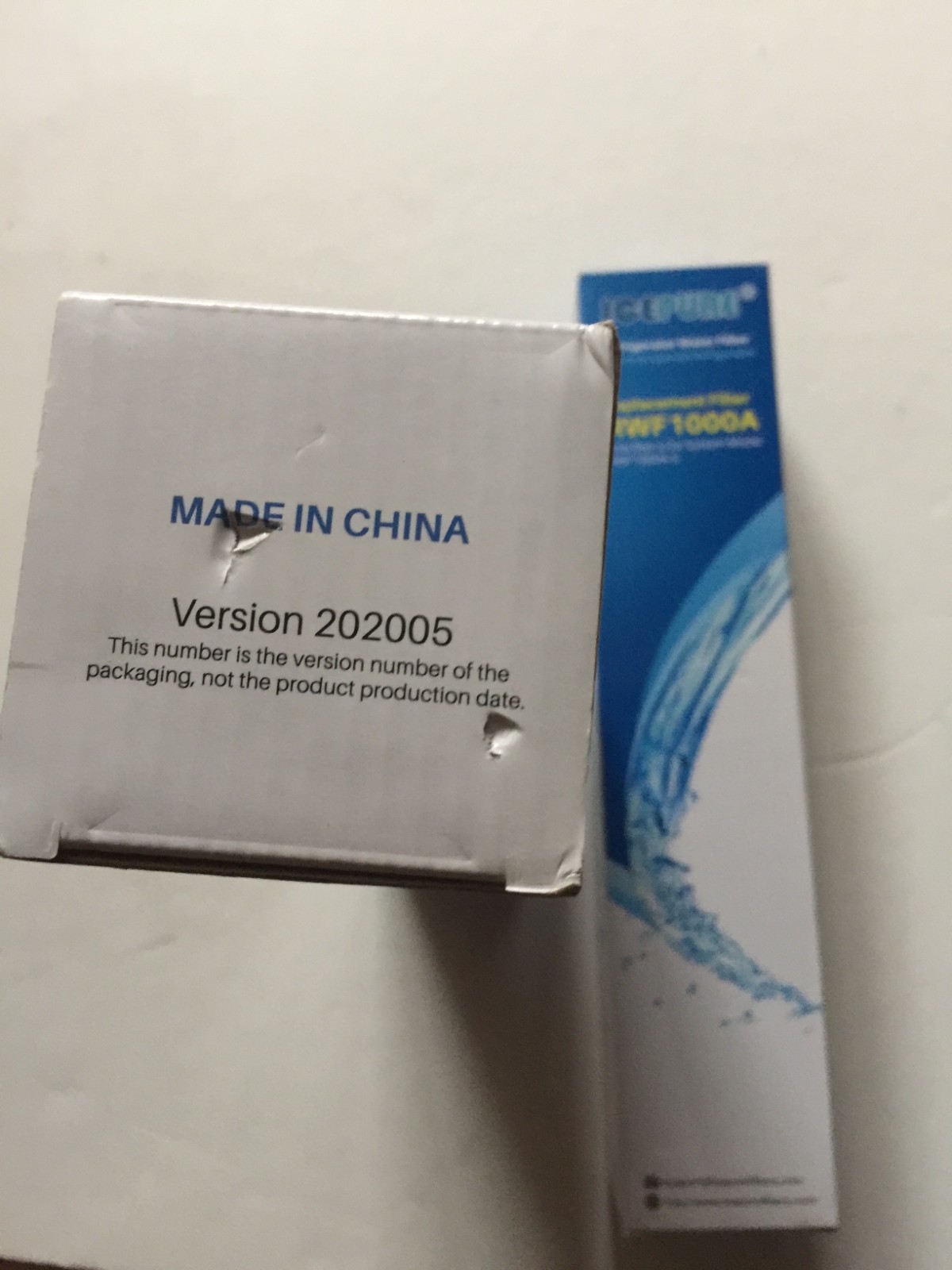 2 packs ICEPURE RWF1000A-S Refrigerator Water Filter LT600P, 469990,