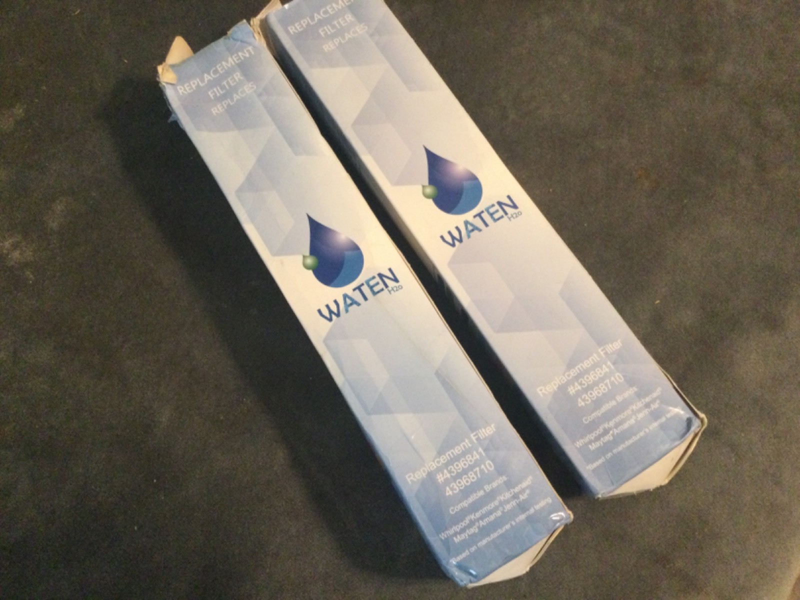 (2)WATEN H20 WATER REPLACEMENT FILTER #4396841*,#43968710,Filter 3,EDR3RXD1*FS!