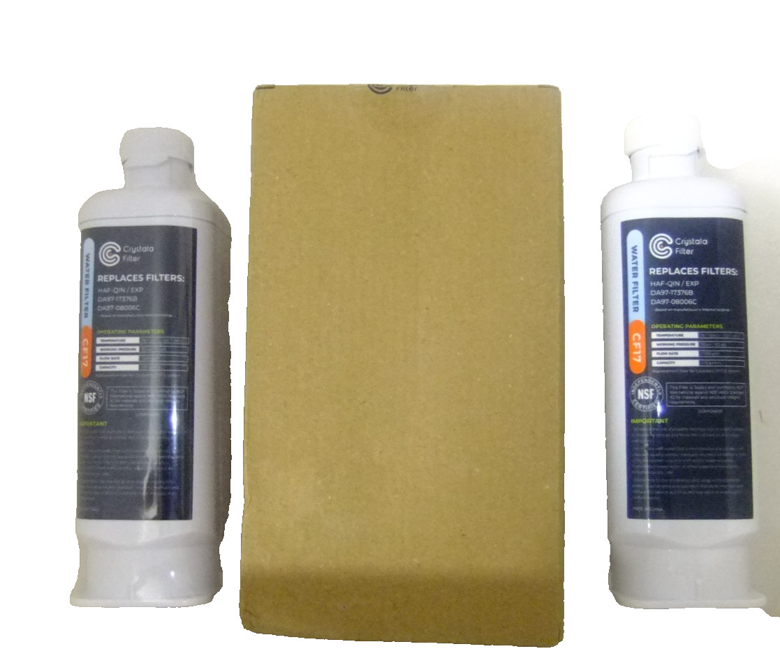Crystals Water Filter CF17 2 NEW IN BOX, 1 OPEN BOX SEALED, 1 OPEN BOX UN SEALD