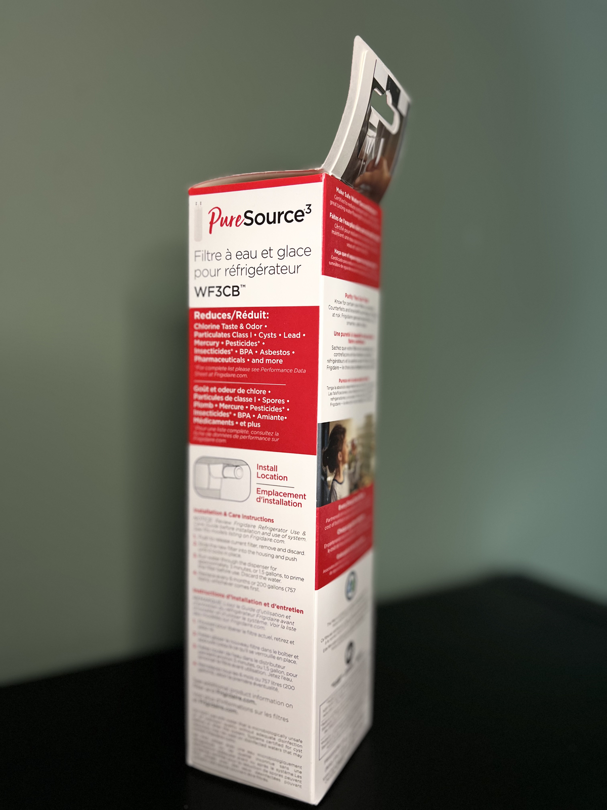 Frigidaire WF3CB Water Filter for Frigidaire Refrigerator – White