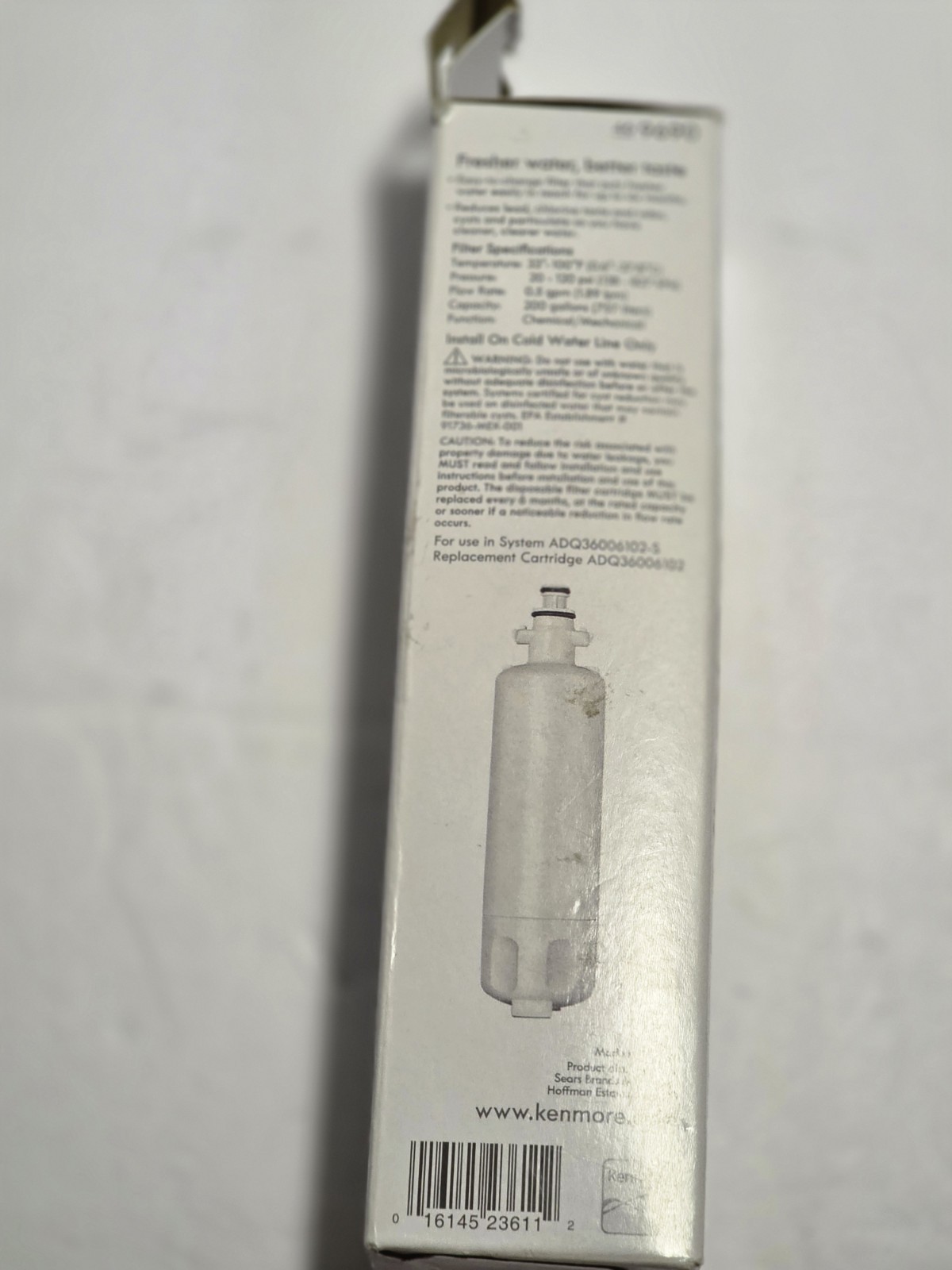 Kenmore 9990 Water Filter For Aqua Optima Evolve – White