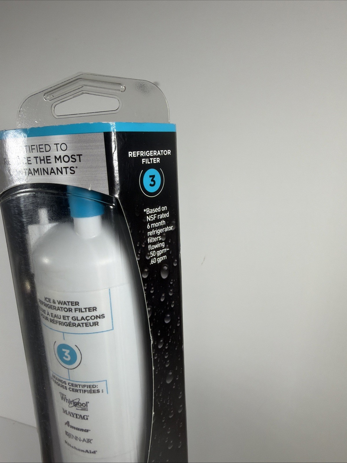 Every Drop #3 Ice & Water Refrigerator Filter for System Models T1WB2 & T1WB2L