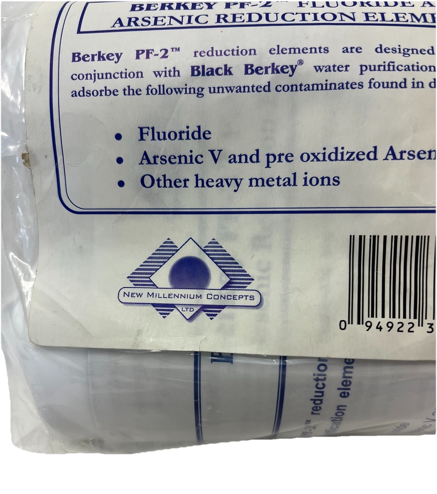 Berkey PF-2 Fluoride Arsenic Reduction Replacement Filters for Berkey Systems Pk