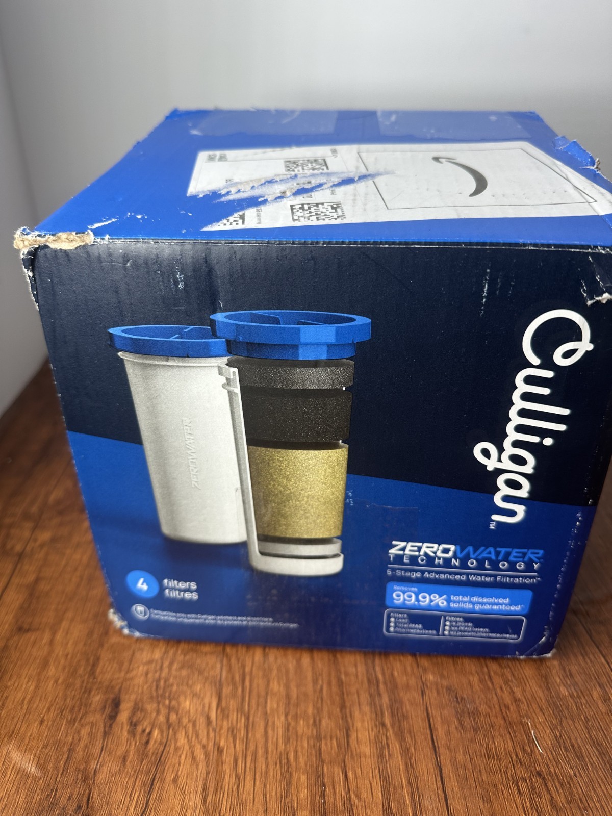 Culligan ZeroWater 5-Stage Replacement Water Filter 4 Pack ZEROF06 Open Box READ