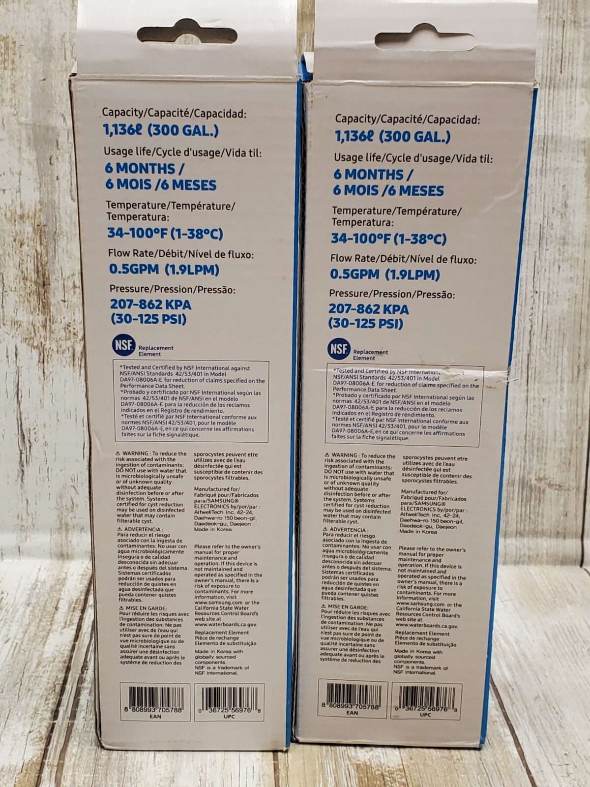2 Pack Samsung Refrigerator Water Filters DA29-00020B