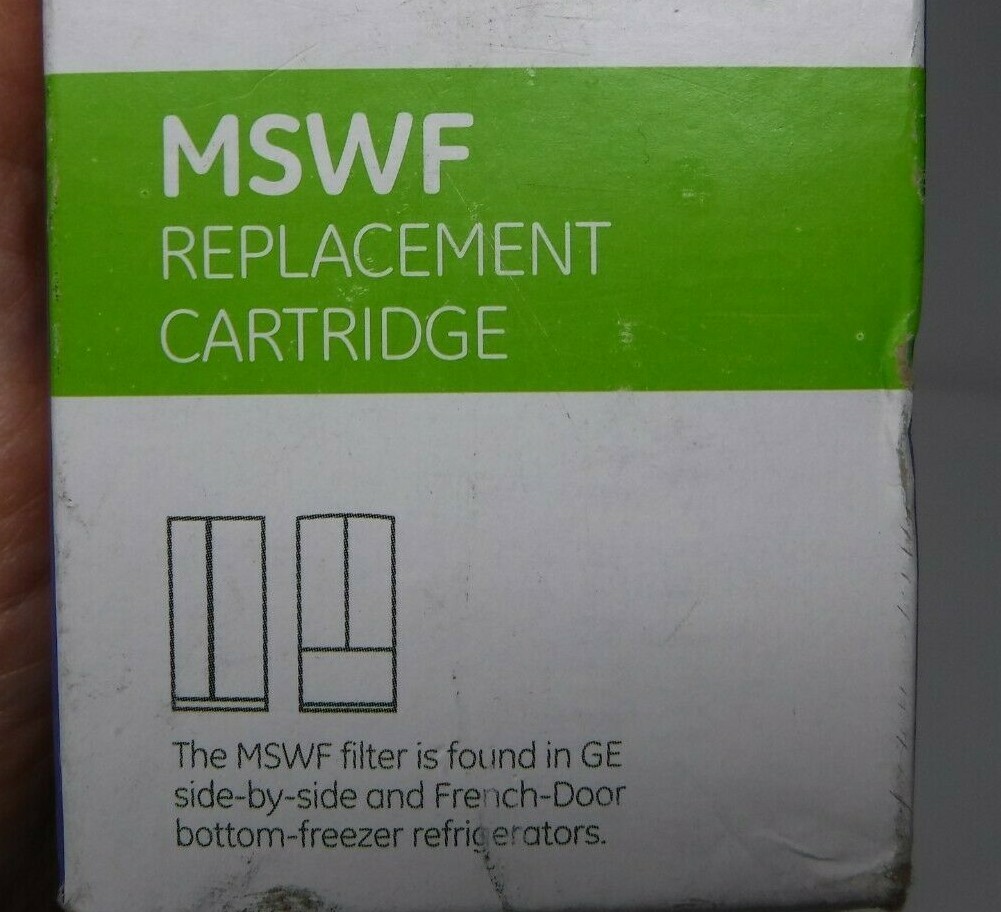 GE SmartWater Refrigerator Filter MSWF Replacement Cartridge Brand New Box OEM