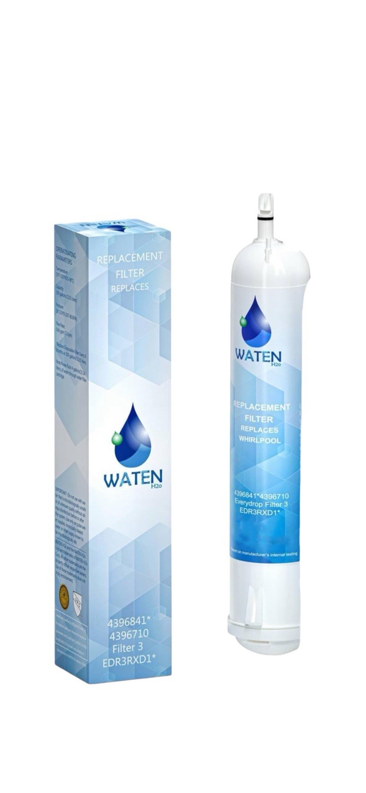 WATEN H20 WATER REPLACEMENT FILTER #4396841*, #43968710, EDR3RXD1*