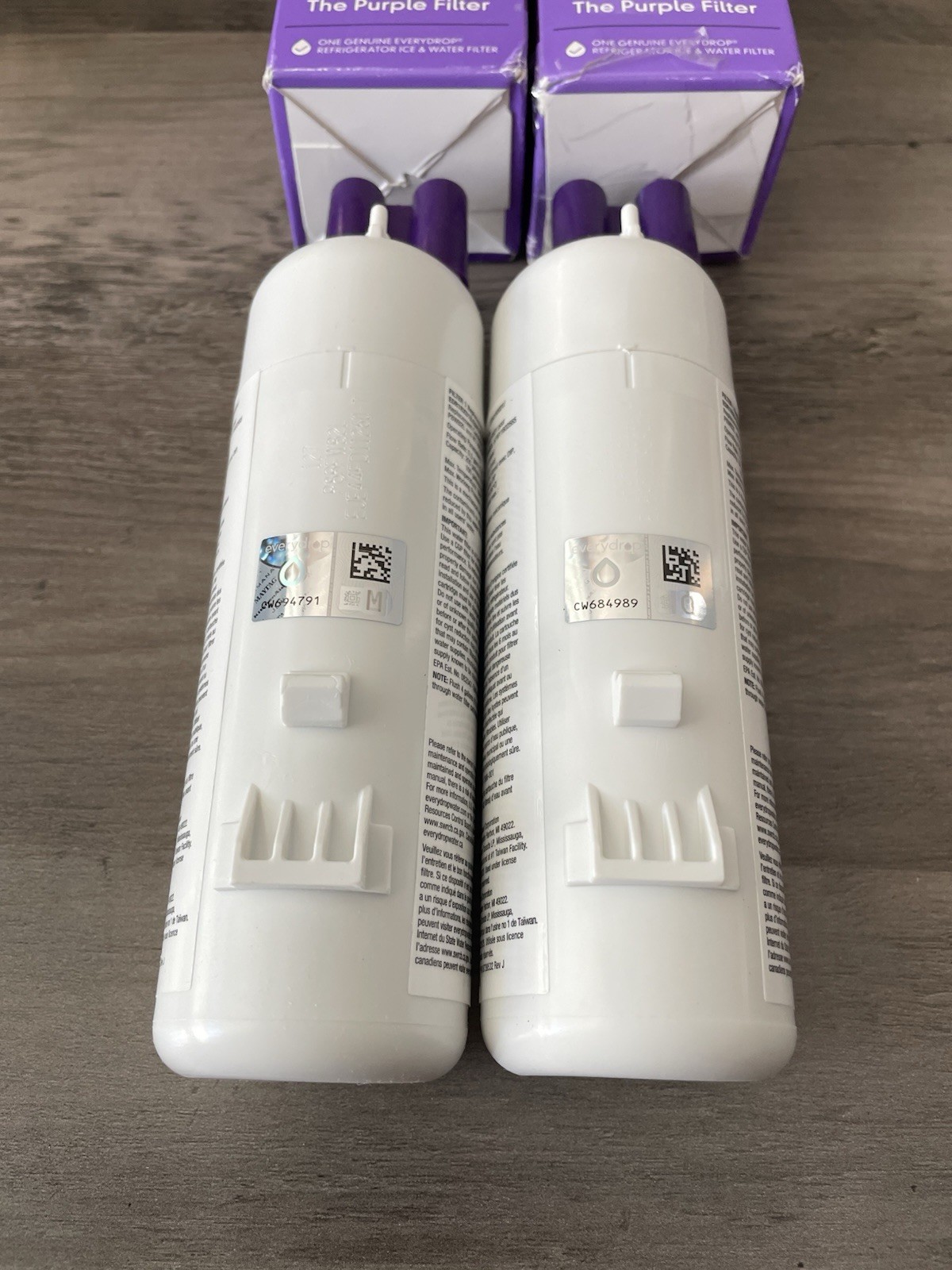 2 PACK ΕVΕRYDROP ΕDR1RXD1 Refrigerator ICE Water Filter 1 Replacement New