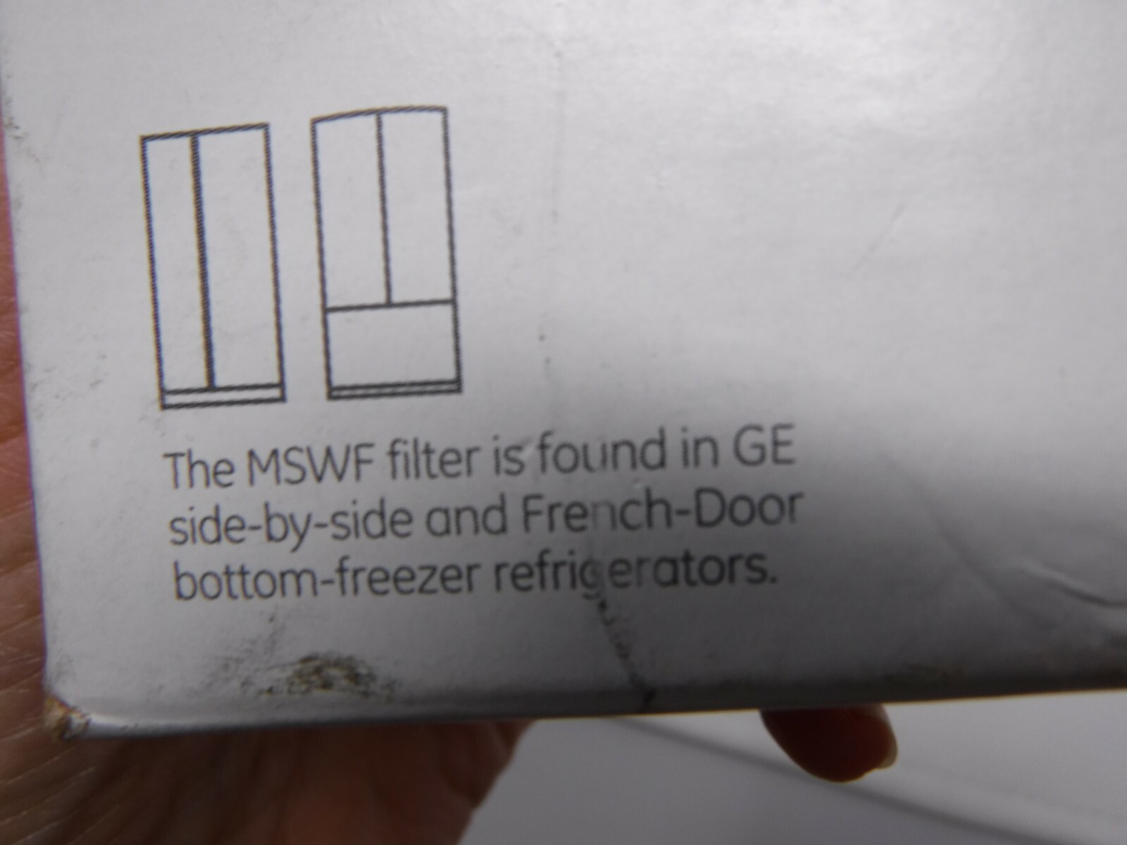GE SmartWater Refrigerator Filter MSWF Replacement Cartridge Brand New Box OEM