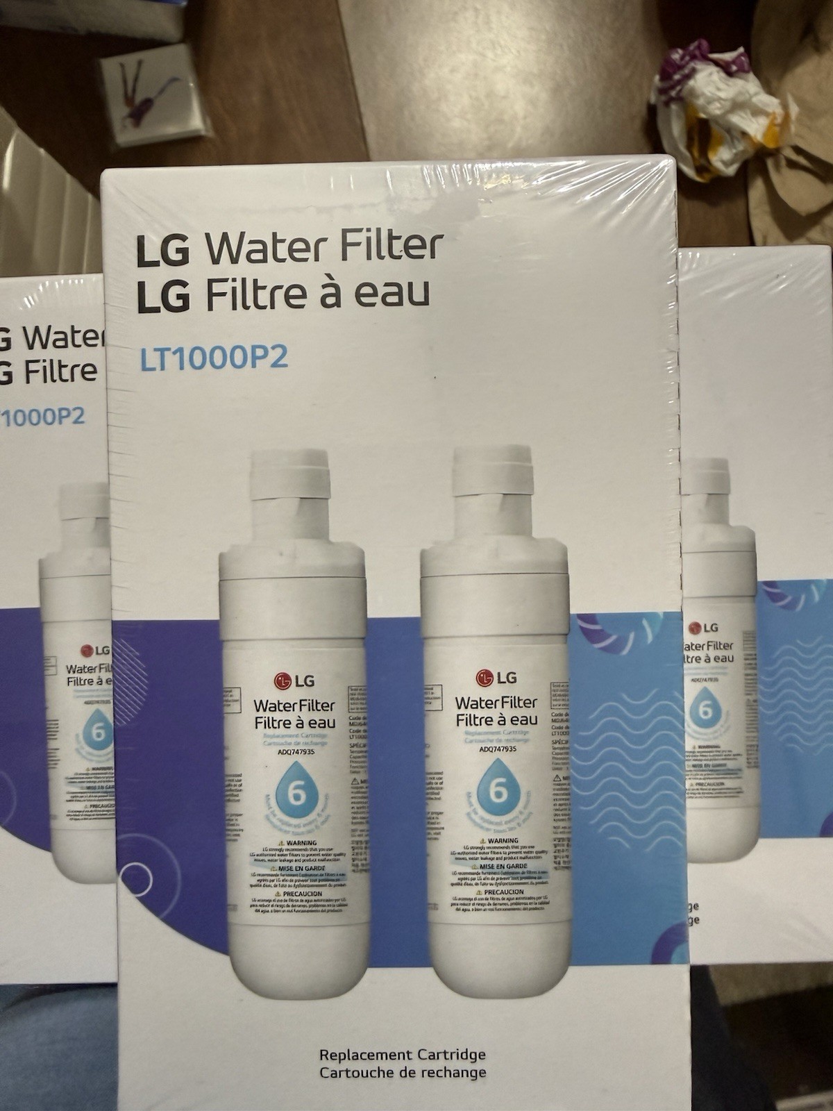 LG LT1000P2 6-Month / Refrigerator Replacement Water Filter – 10 Packs of 2