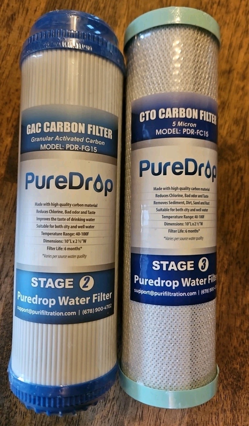 10 In. x 2.5 In. Standard Reverse Osmosis Replacement Pre-Filter Lot 2