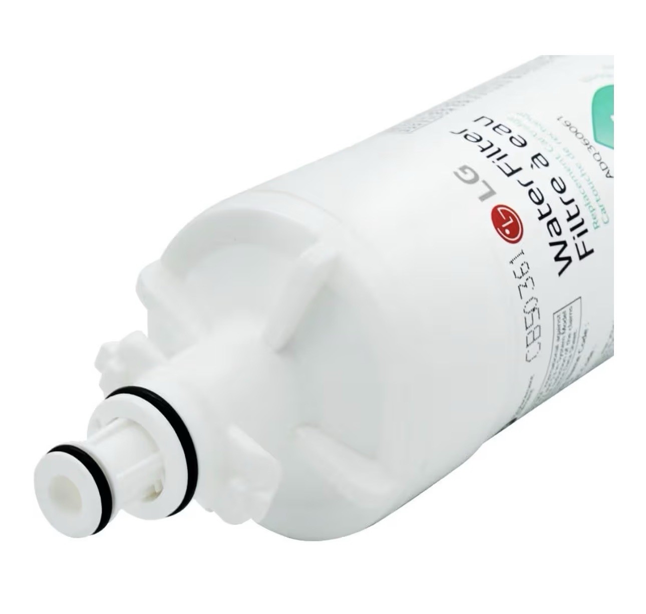 LG LT700P2 Refrigerator Water Filter 6-Month 200 Gal Replacement 2-Pack White