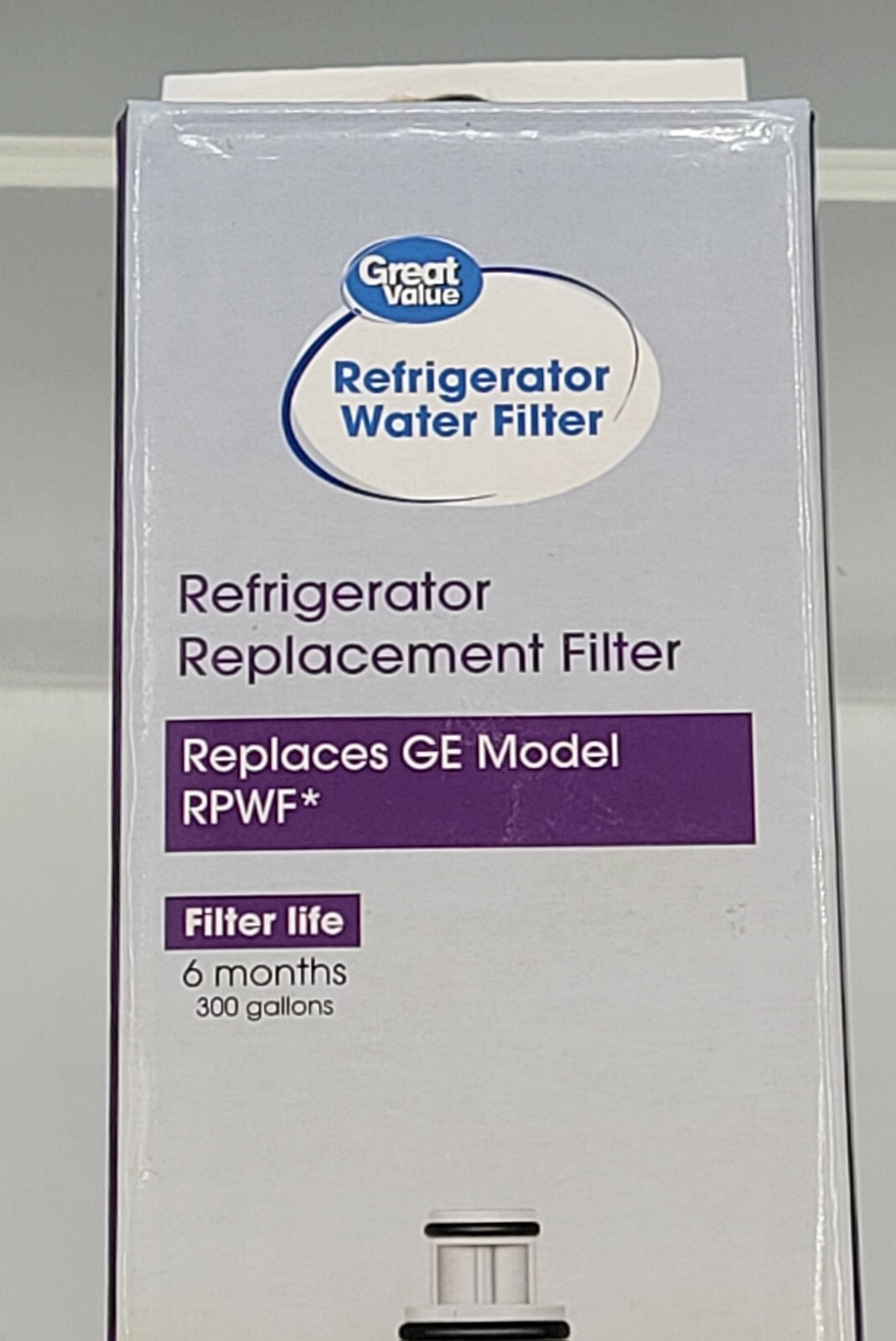 Great Value Refrigerator Water Filter Replaces Ge Model RPWF 6 Month 300 Gallons
