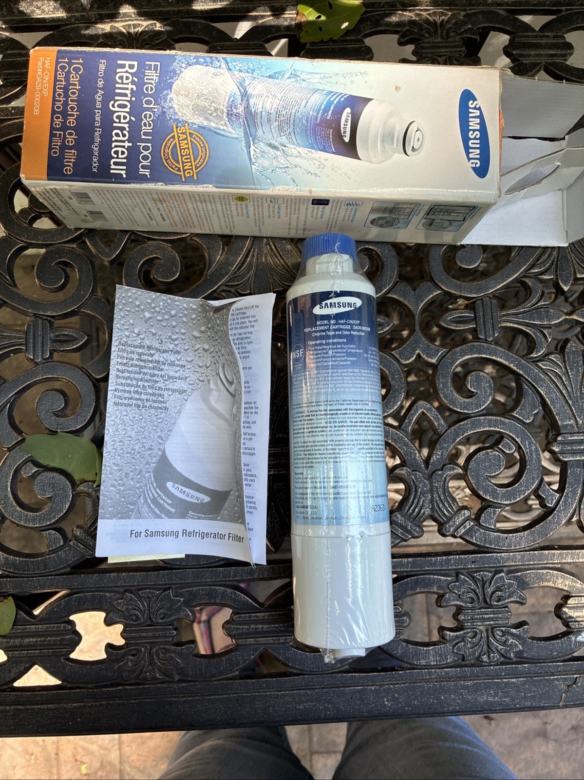 Genuine OEM Samsung HAF-CIN/EXP Refrigerator Water Filter DA29-00020B