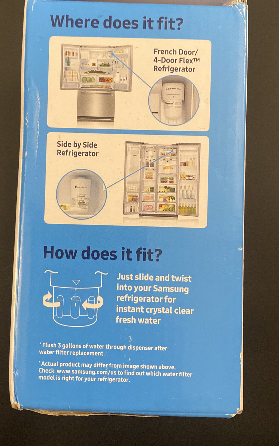 Samsung DA29-00003G Refrigerator Water Filter 300 Gallons Replacement